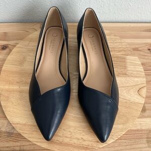 Journee Collection Carmin Womens Pointed Closed Toe Ballet Flats  new